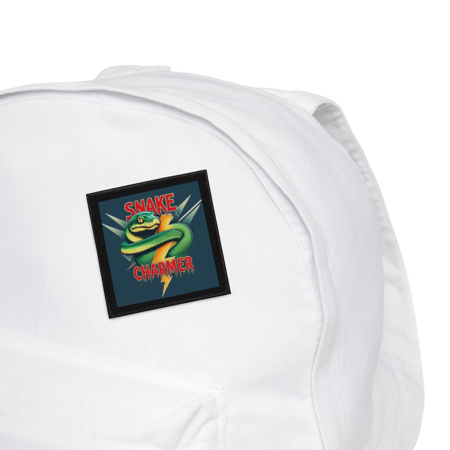 Snake Charmer Iron-On Patches - Cool Graphic Patches for Jackets, Bags, DIY Fashion, Embroidery Patch, Retro Style