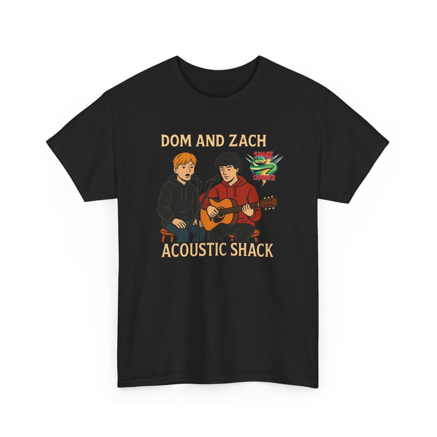 Acoustic Shack Unisex Heavy Cotton Tee - Perfect for Music Lovers