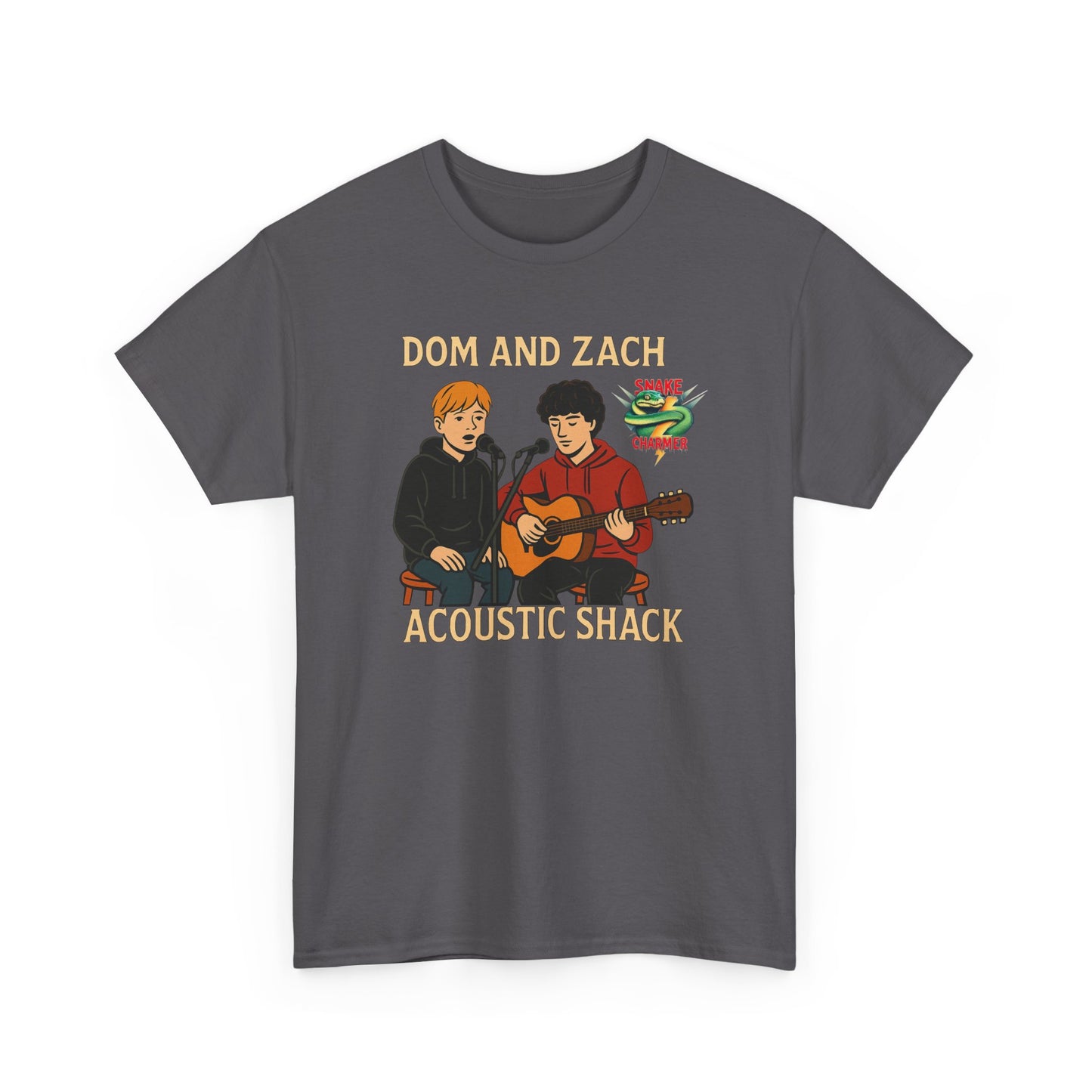 Acoustic Shack Unisex Heavy Cotton Tee - Perfect for Music Lovers