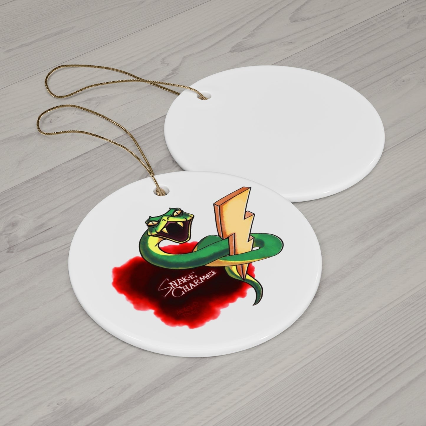Ceramic Ornament, 4 Shapes